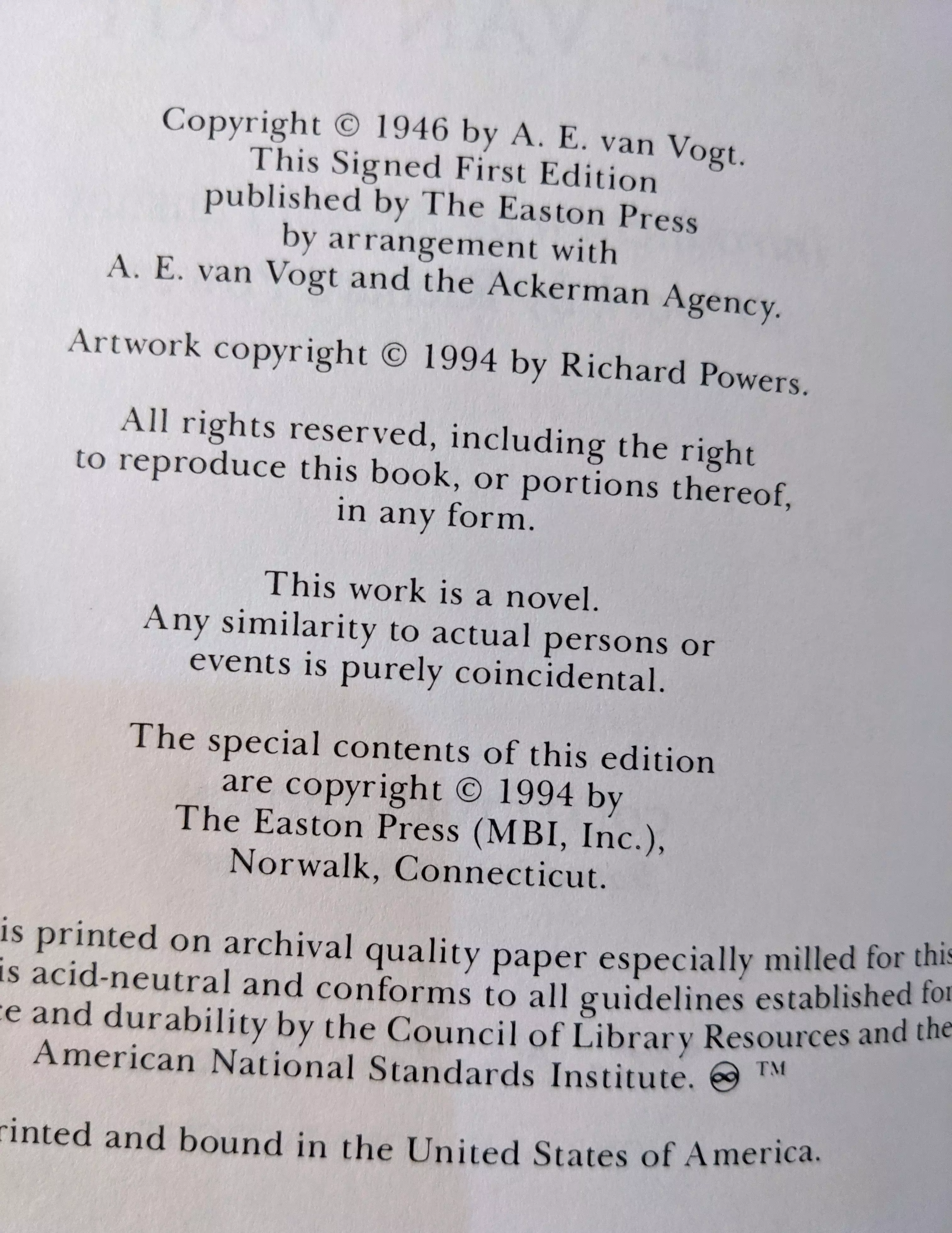 Copyright © 1952 by Clifford D. Simak.
Copyright © Renewed 1976.
Published by The Easton Press
by arrangement with the Estate of Clifford D. Simak
and The Pimlico Agency.

City is based on material originally copyrighted by Street & Smith Publications, Inc. City, Huddling Place, Census, 1944. Paradise, Hobbies, 1946. Aesop, 1947. Trouble With Ants, copyrighted by Ziff-Davis Publishing Co., 1951.

Artwork copyright © 1995 by Pat Morrissey.

All rights reserved, including the right
to reproduce this book, or portions thereof,
in any form.

The special contents of this edition
are copyright © 1995 by
The Easton Press (MBI, Inc.),
Norwalk, Connecticut.

This book is printed on archival quality paper especially milled for this edition. It is acid-neutral and conforms to all guidelines established for permanence and durability by the Council of Library Resources and the American National Standards Institute. ☺™