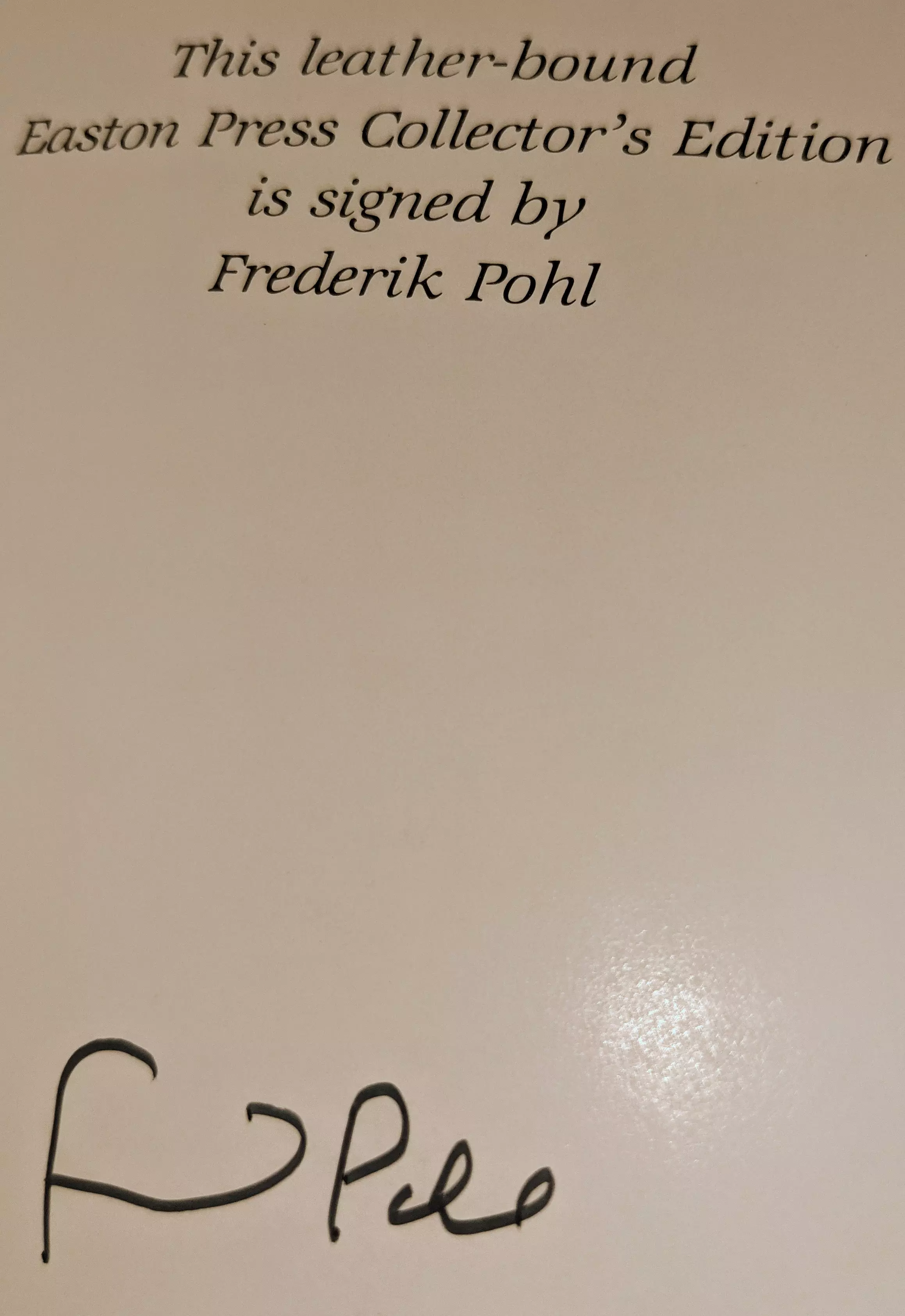 Stunning Dark Navy Blue Leather Bound hardback book with hubbed spine, cover artwork in 22kt gold, printed on archival paper with gold gilded edges, smyth sewing & concealed muslin joints
	  - original artwork by Vincent DiFate
