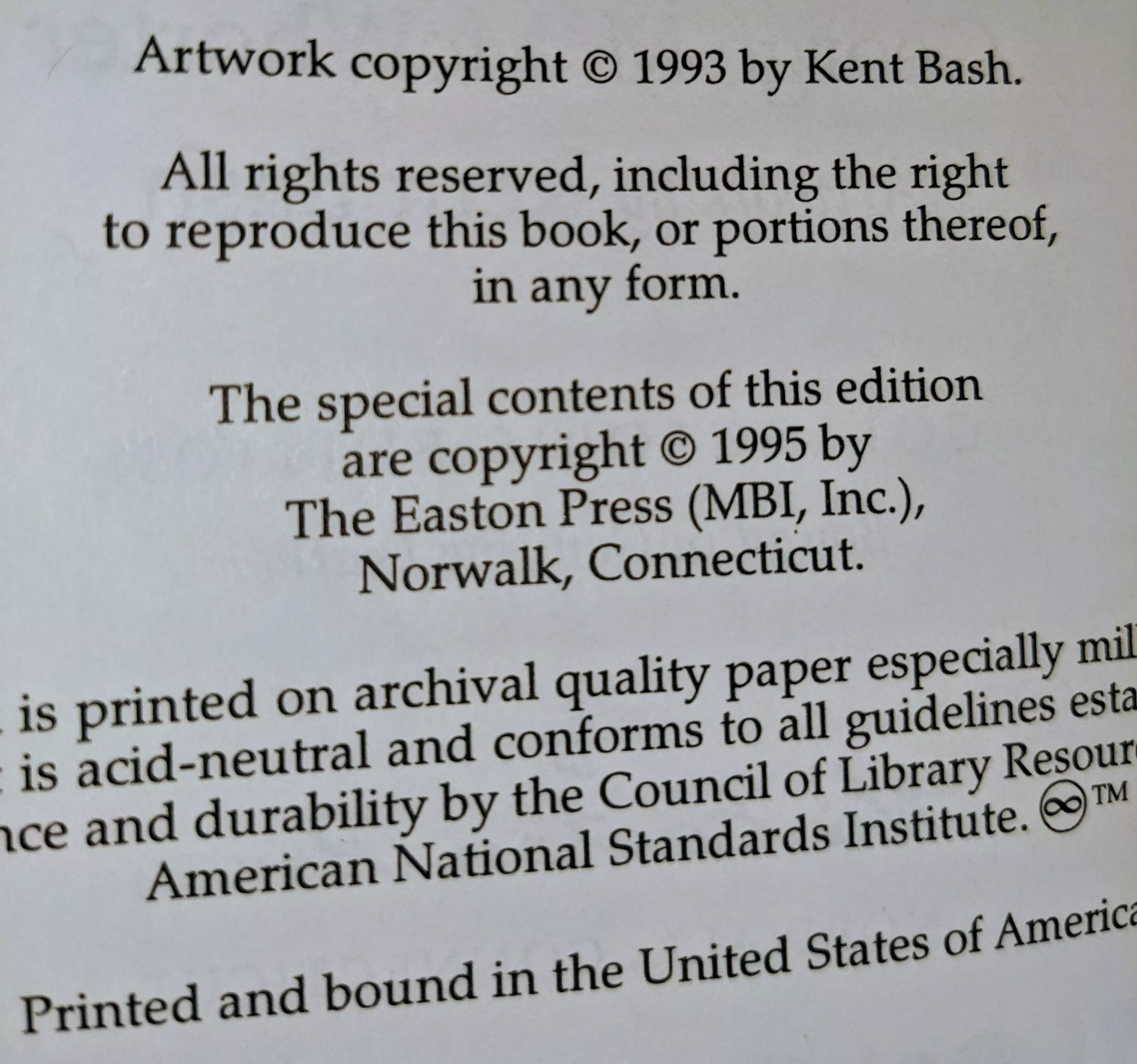 Stunning Black Leather Bound hardback book with hubbed spine, cover artwork in 22kt gold, printed on archival paper with gold gilded edges, smyth sewing & concealed muslin joints
	  - original artwork by Kent Bash