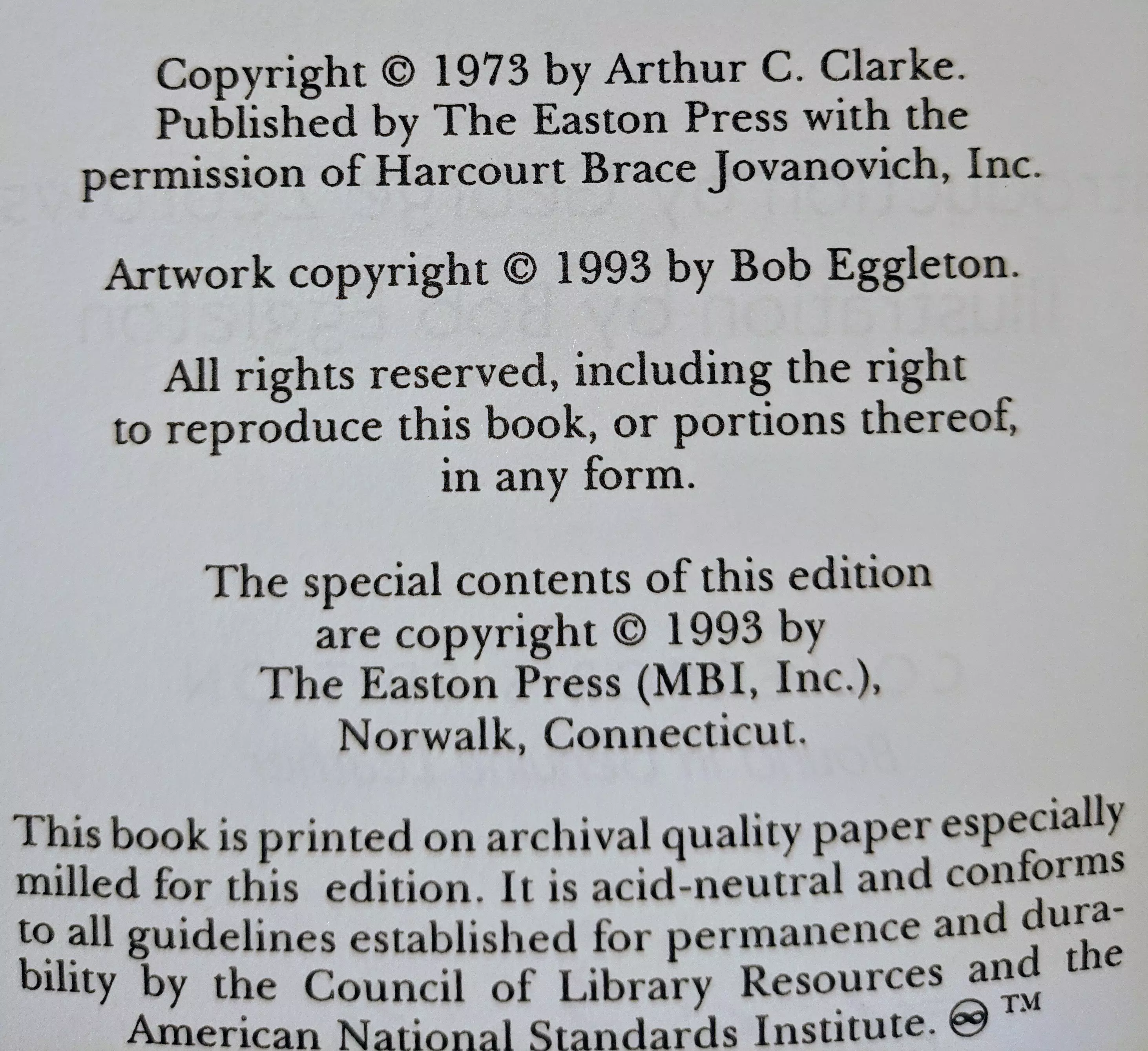 Stunning Brown Leather Bound hardback book with hubbed spine, cover artwork in 22kt gold, printed on archival paper with gold gilded edges, smyth sewing & concealed muslin joints
	  - original artwork by Bob Eggleton